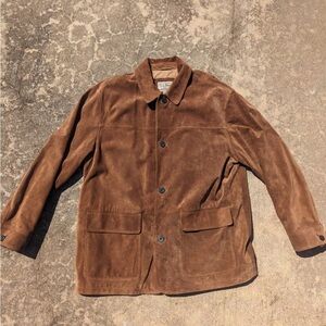 LL Bean Suede Barn Jacket